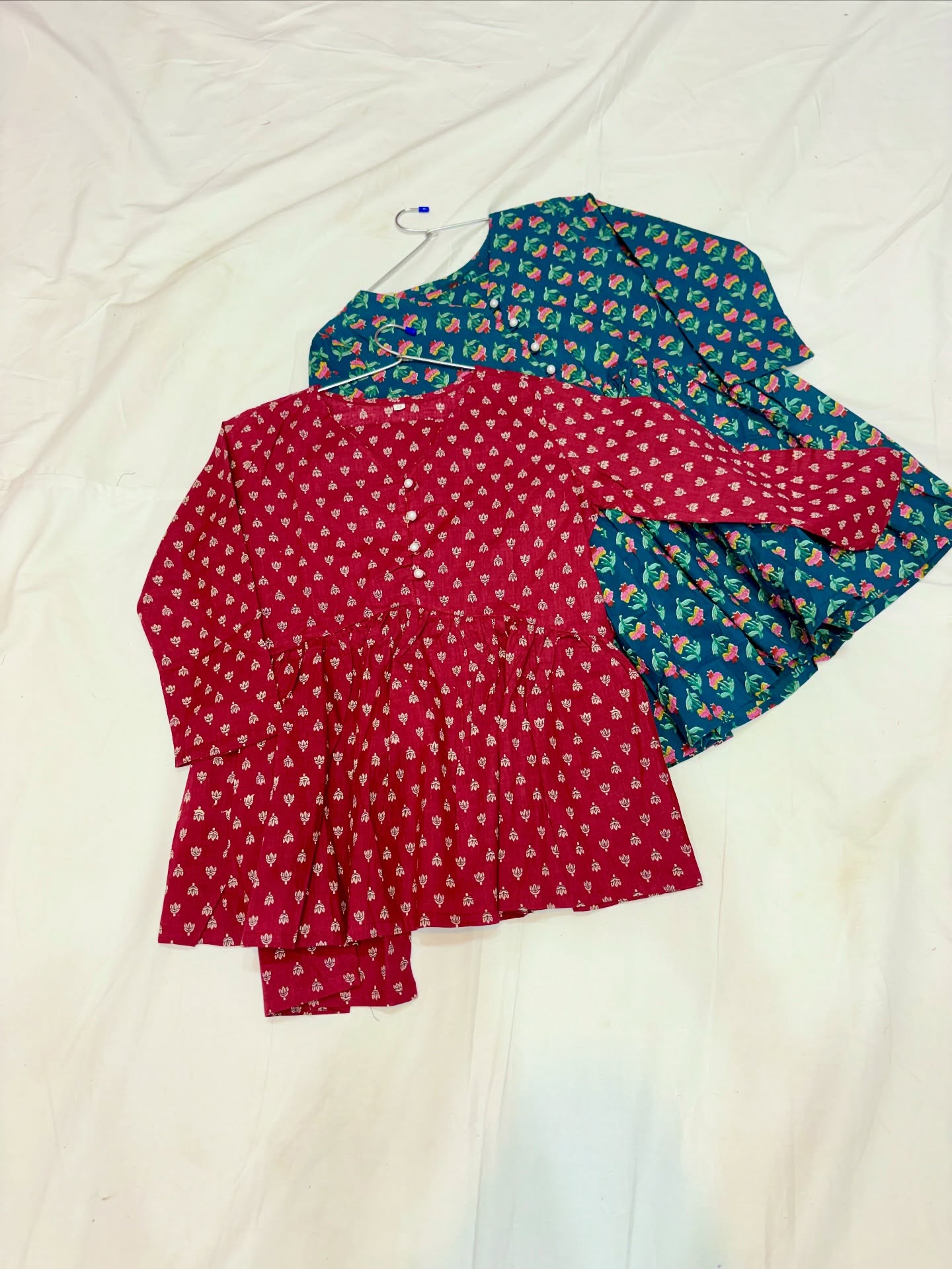 A colorful collection of stylish kurtas and kurta sets featuring diverse patterns, fabrics, and designs for casual and festive wear.